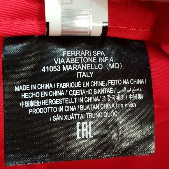 FERRARI SCUDERIA FERRARI F1 ITALIAN FLAG HAT FFPM-02-038 - Picture 4 of 4